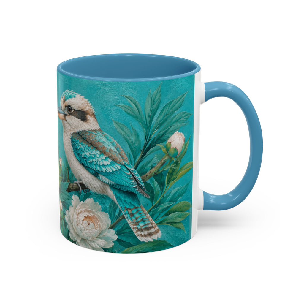 Coffee Mug   – Kookaburras in Turquoise Paradise Mug (11/15oz)