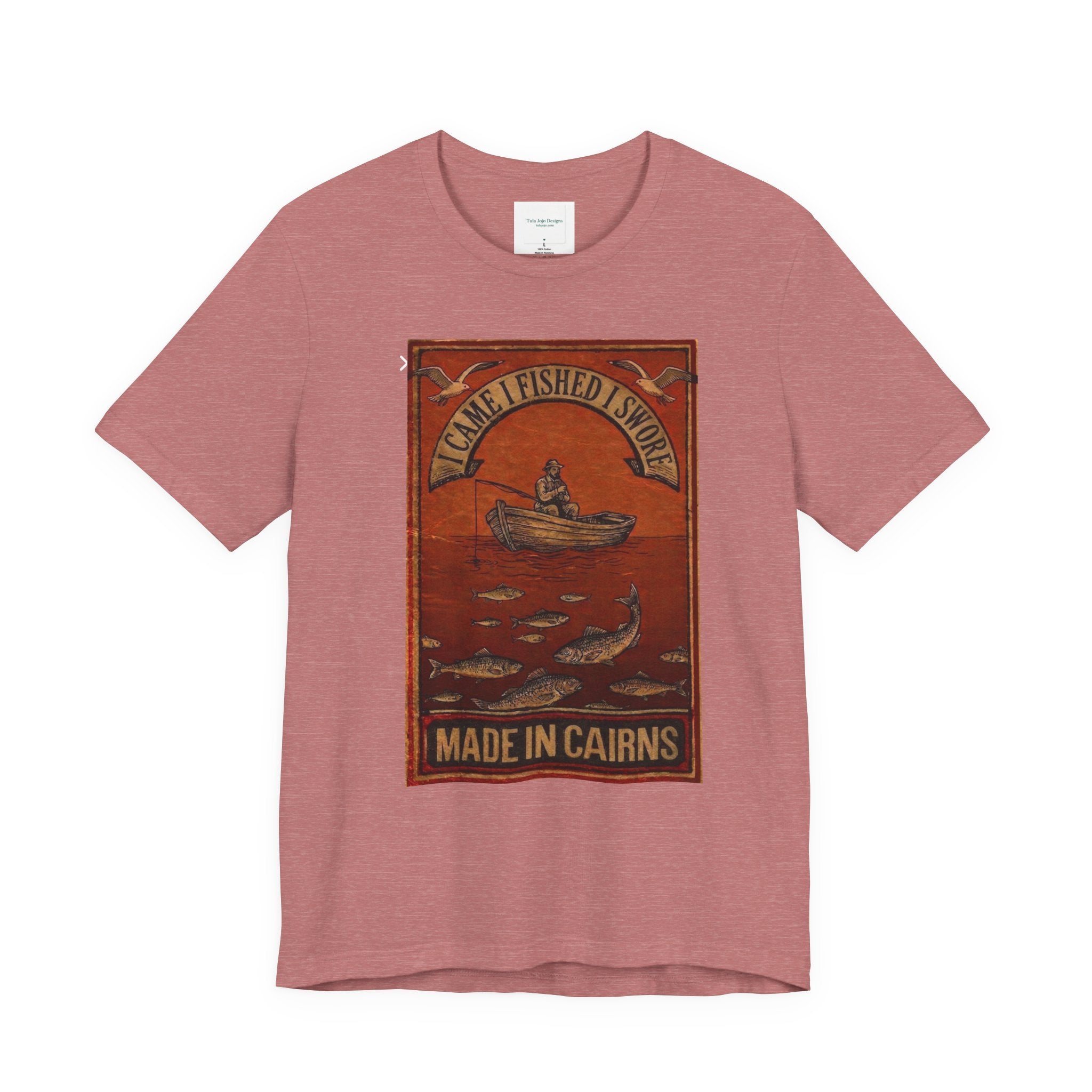 Unisex T Shirt Vintage Hawaiian Beach T‑Shirt — Sunset Palm Surf Graphic Tee