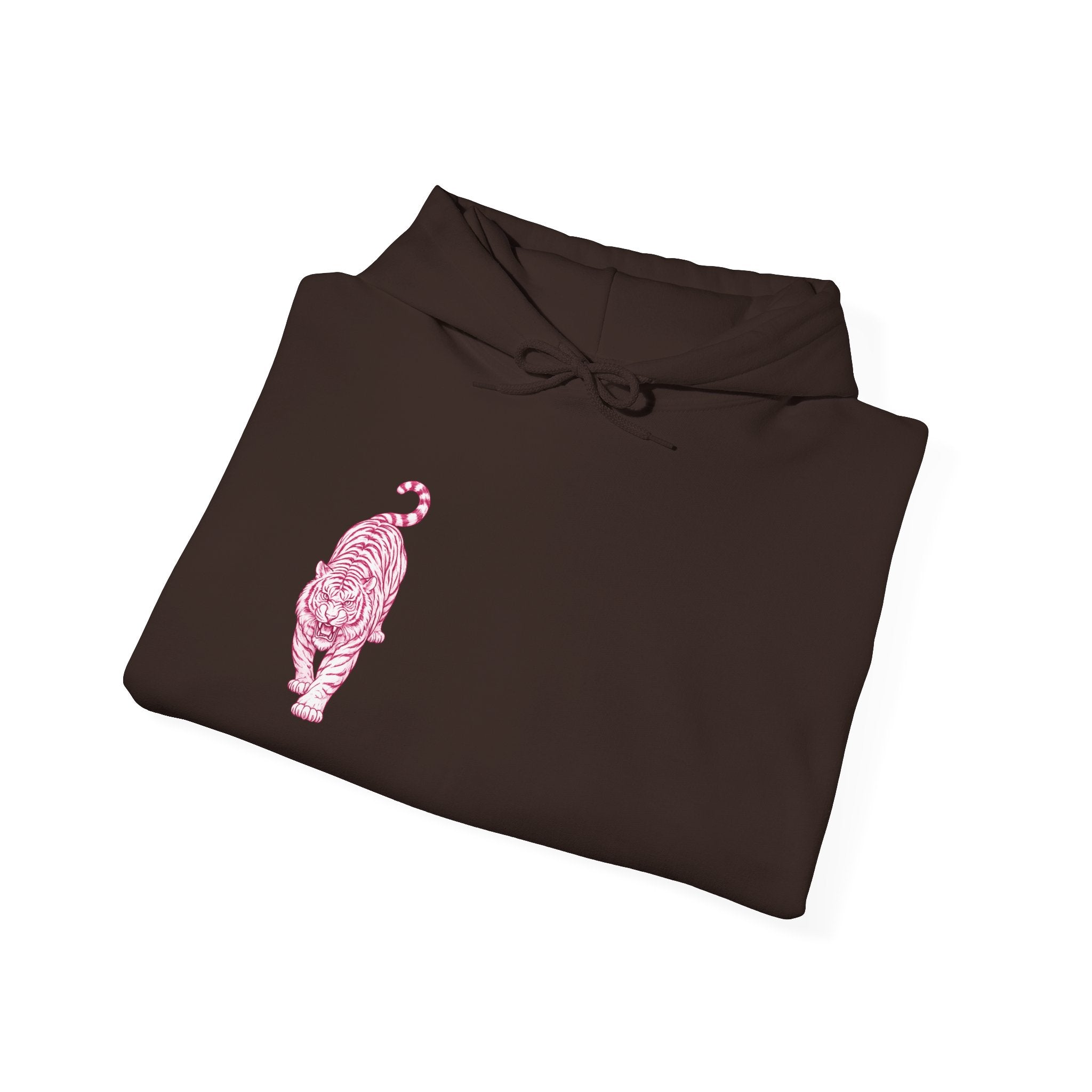 Psychedelic Cat Hoodie — Pink Cosmic Cat Art Sweatshirt
