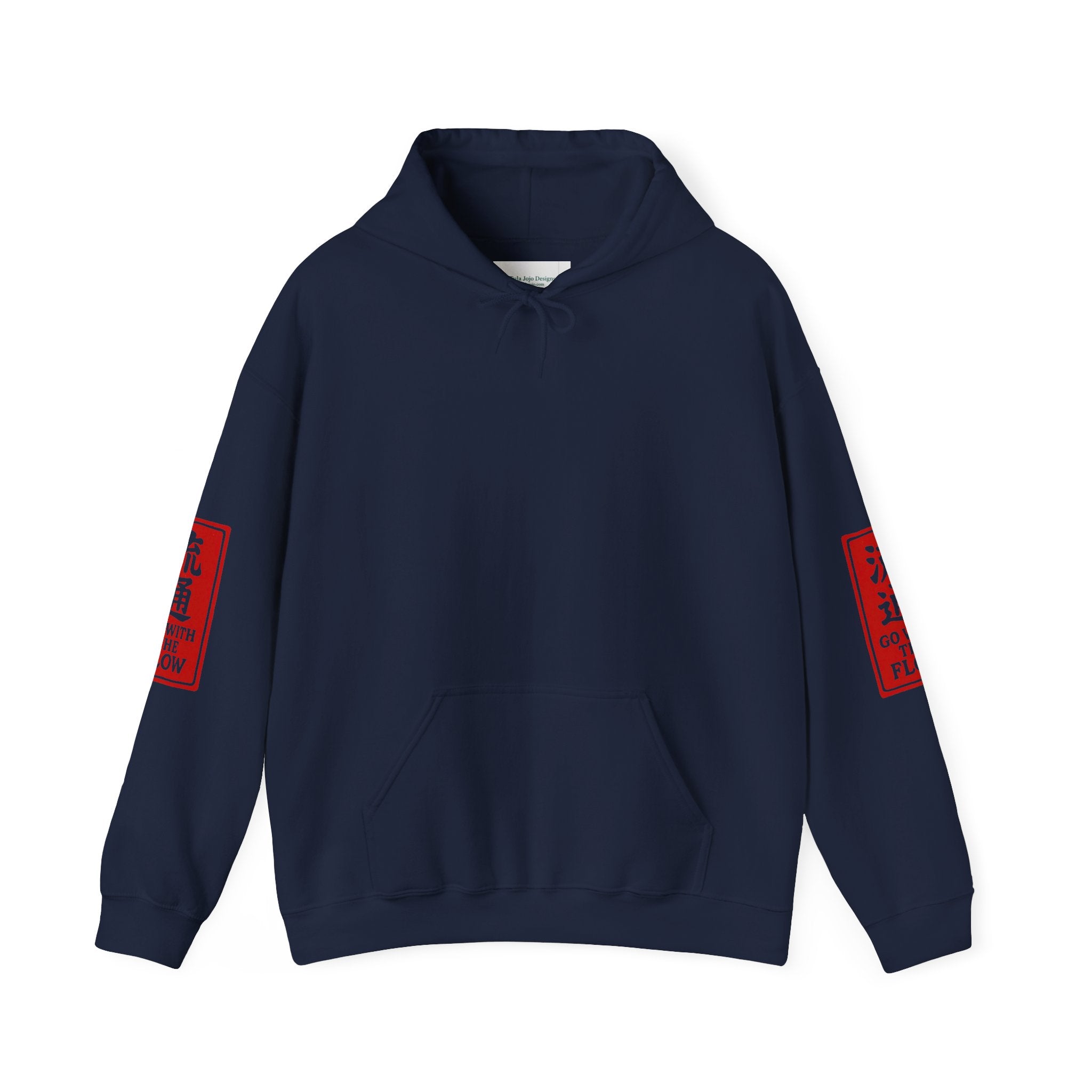 Unisex Hoodie — Vintage Japanese Ukiyo-e Wave & Man Graphic Hooded Sweatshirt