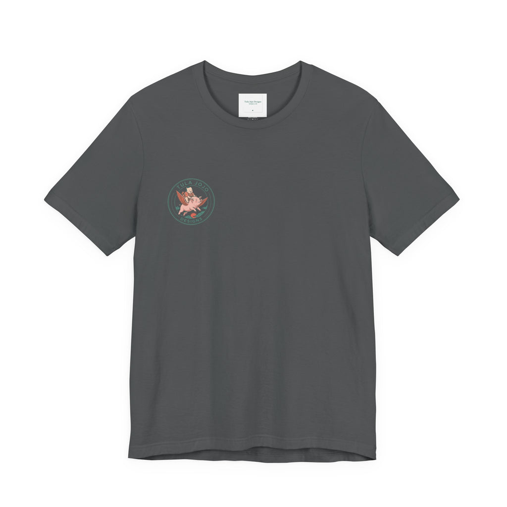 Unisex T Shirt Meditation  — “The Only Way Out Is In” Lotus Buddha