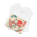 Uisex T-Shirt Flying Pig Ukiyo-e  — Retro Japanese Art Pigs Might Fly Whimsical Graphic Tee