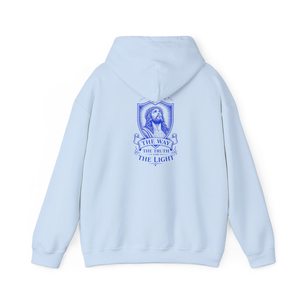 Unisex Hoodie — "The Way, The Truth, The Light" Christian Faith Pullover