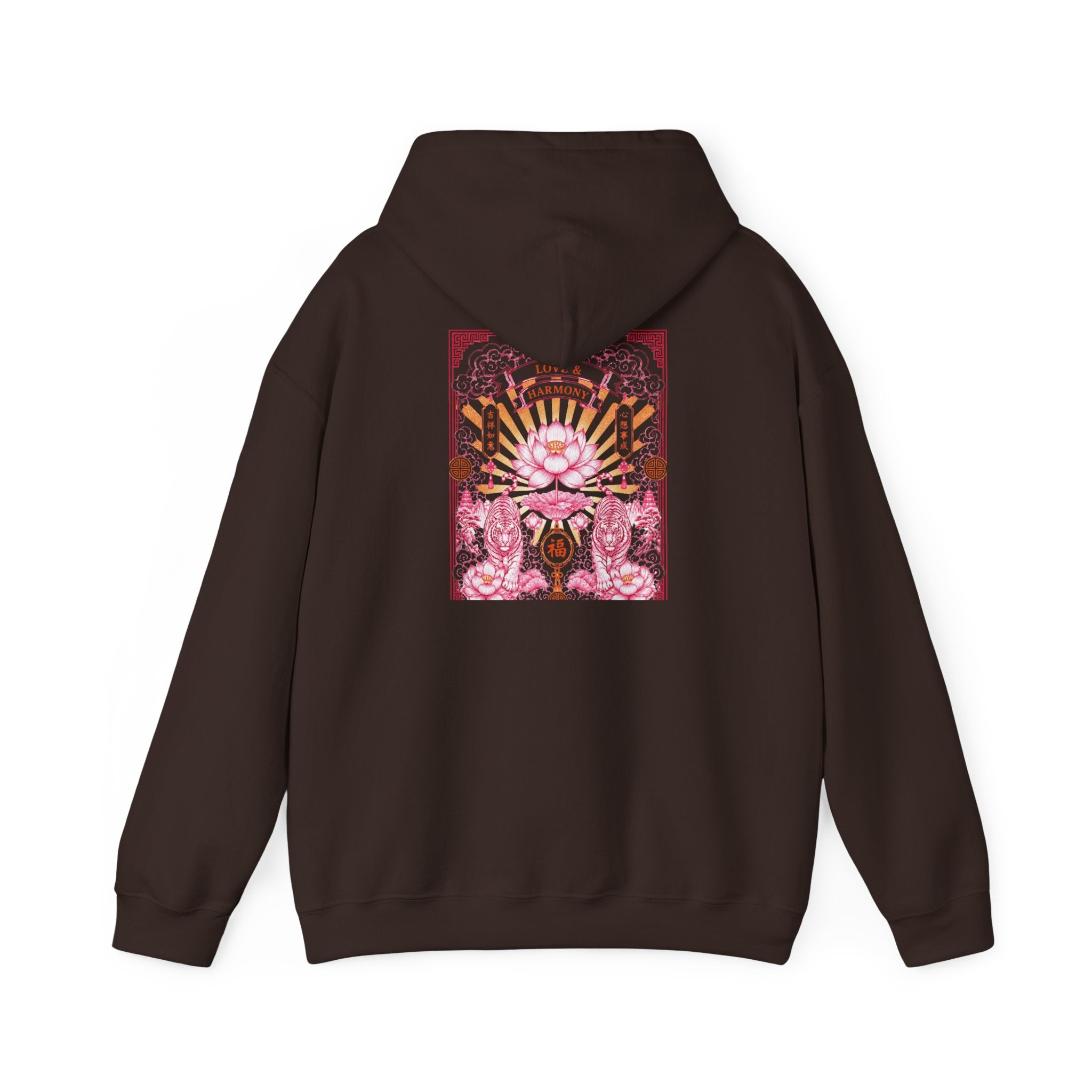 Psychedelic Cat Hoodie — Pink Cosmic Cat Art Sweatshirt