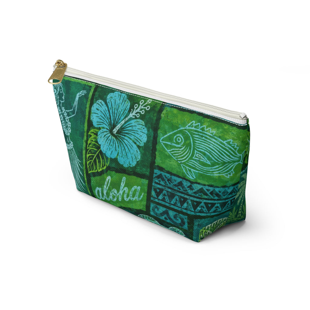 Travel Accessory Pouch — Tropical Hawaiian Print