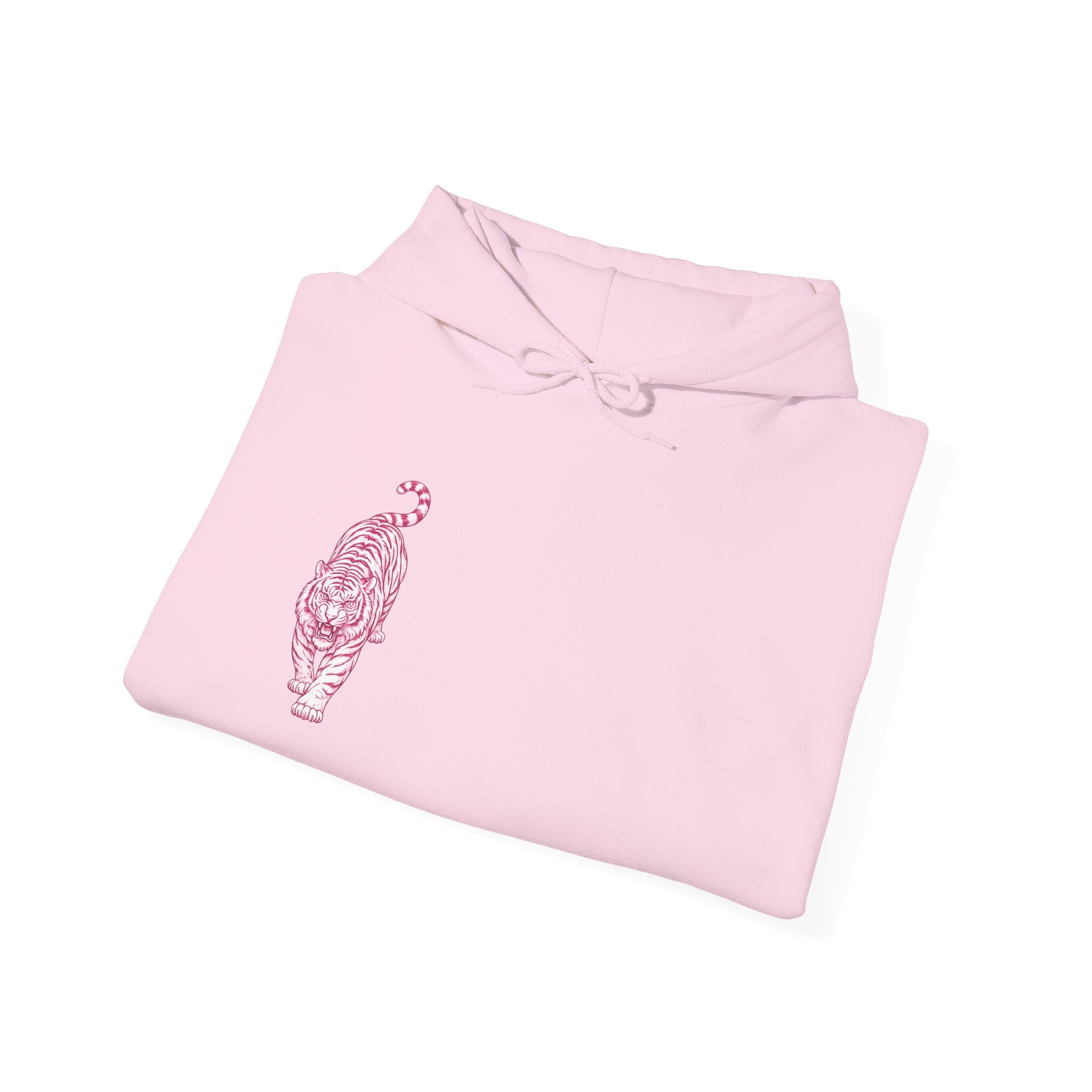 Psychedelic Cat Hoodie — Pink Cosmic Cat Art Sweatshirt