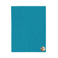 Velveteen Plush Turquoise Blanket