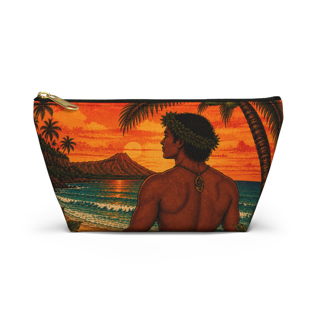 Travel Accessory Pouch — Tropical Hawaiian Print