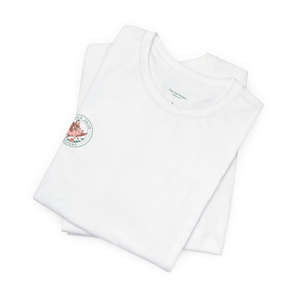 Unisex T Shirt Meditation  — “The Only Way Out Is In” Lotus Buddha