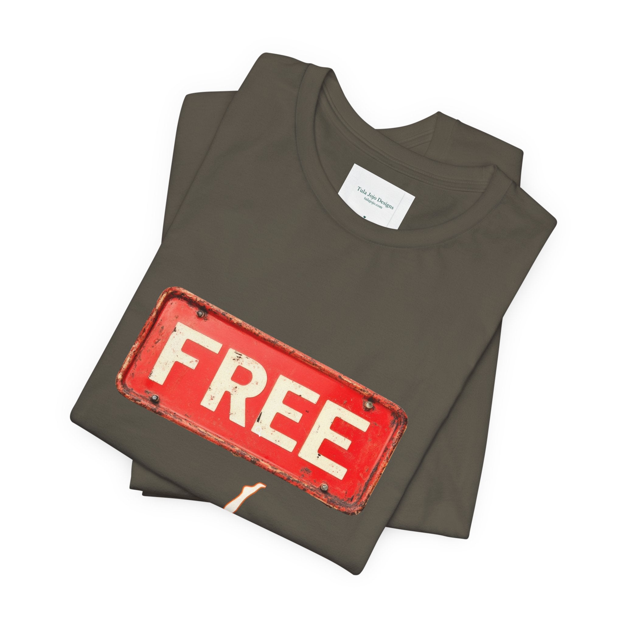 Unisex T‑Shirt Free Diving — Vintage Sign Graphic Tee