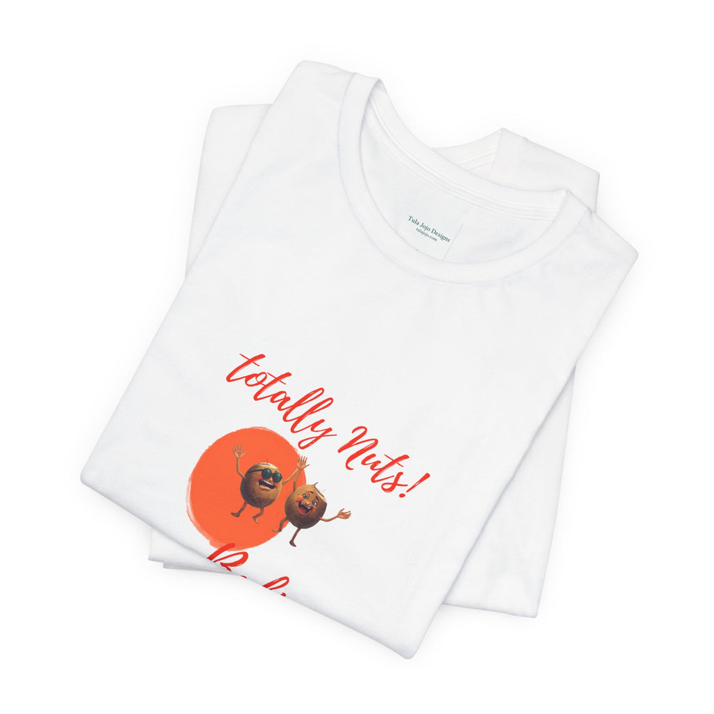 Unisex T-Shirt  'Totally Nuts! Bali' Tropical Coconut Graphic Tee
