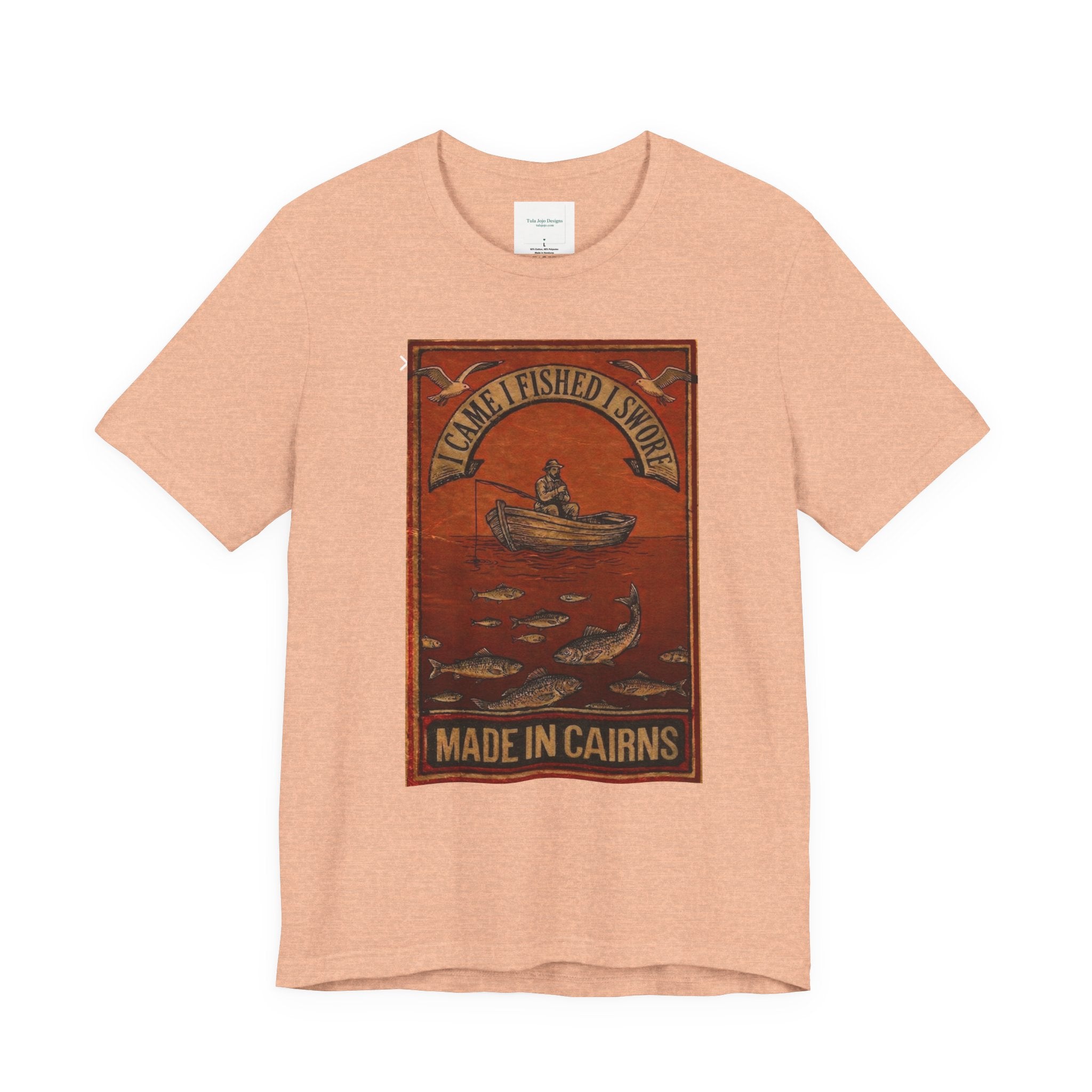 Unisex T Shirt Vintage Hawaiian Beach T‑Shirt — Sunset Palm Surf Graphic Tee