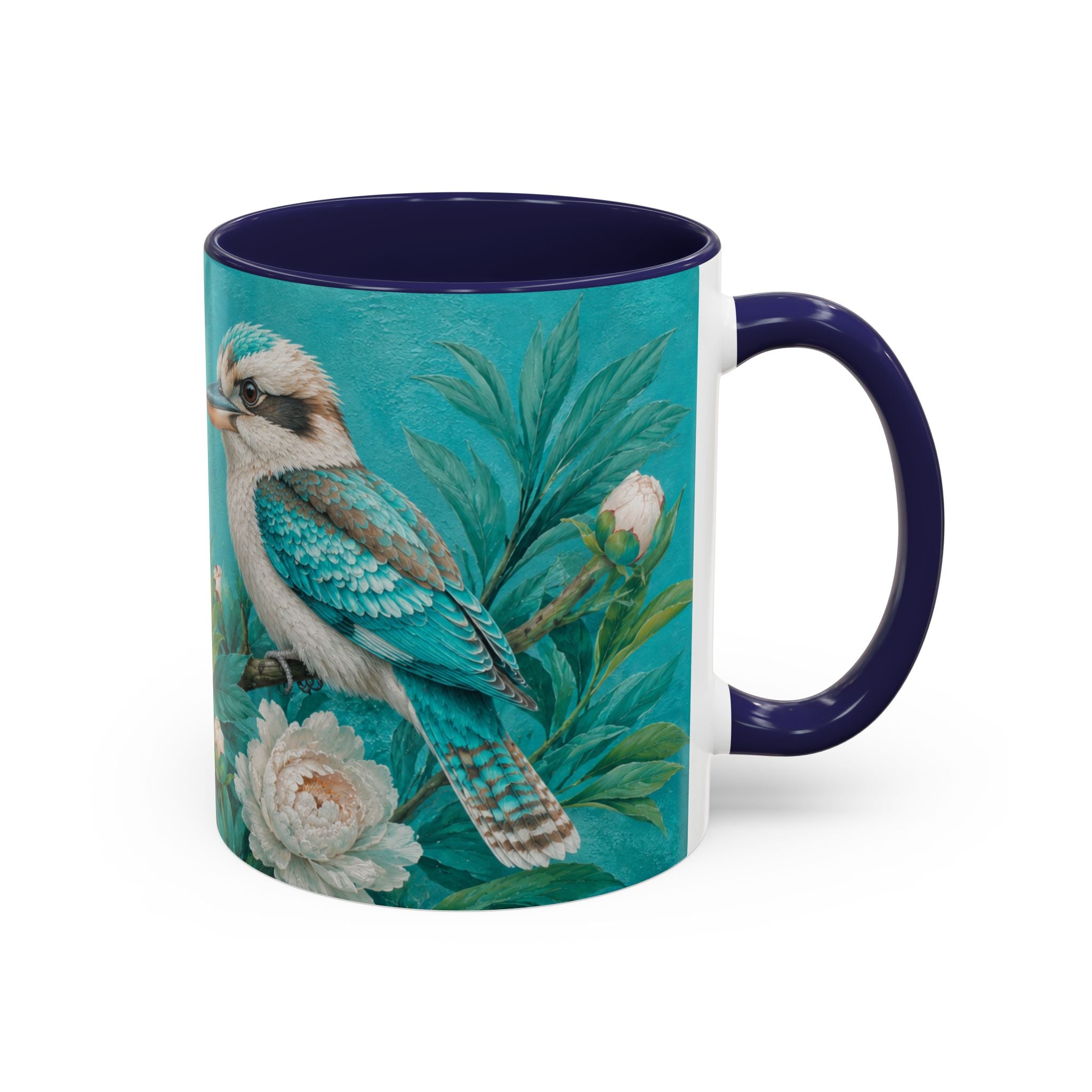 Coffee Mug   – Kookaburras in Turquoise Paradise Mug (11/15oz)