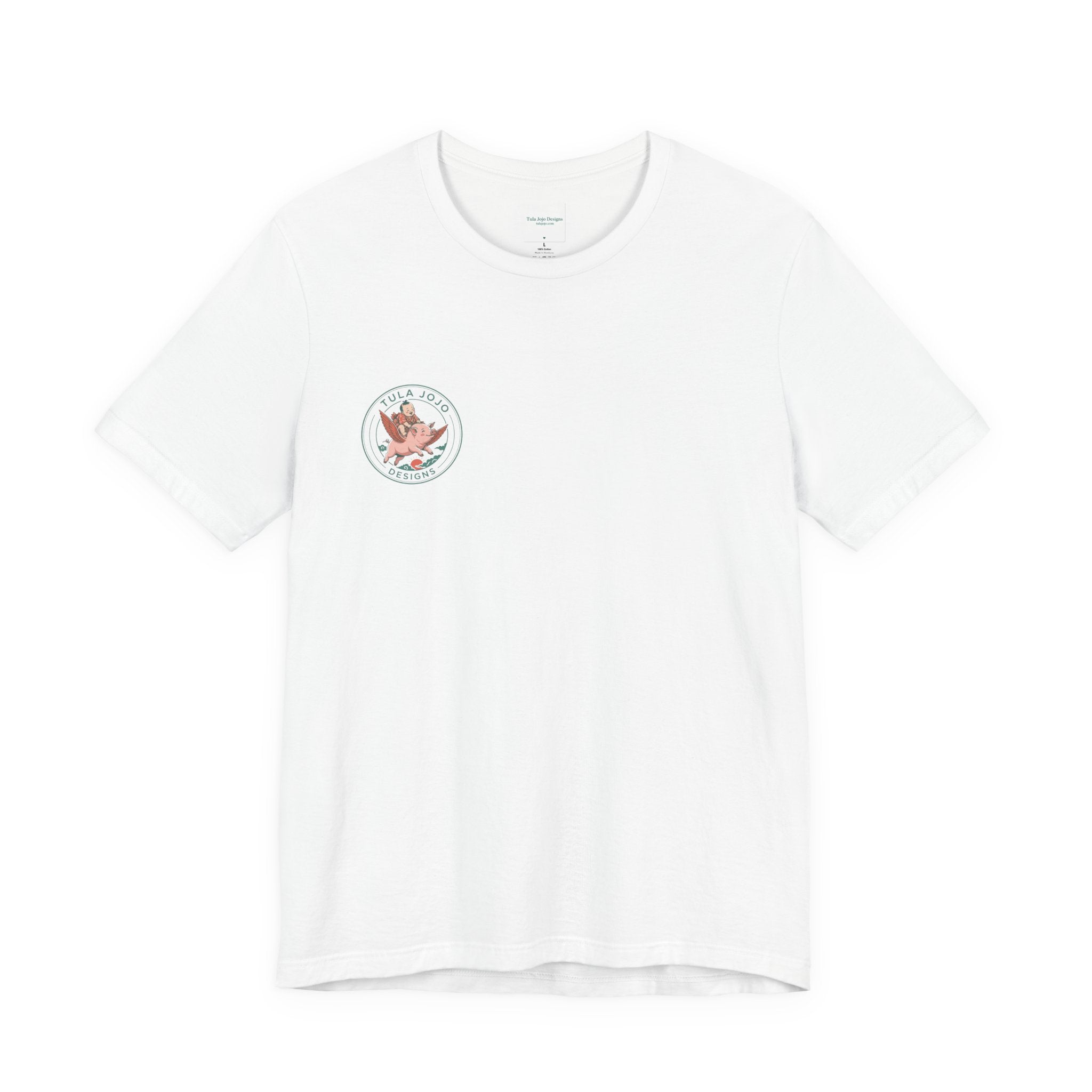 Unisex T Shirt Meditation  — “The Only Way Out Is In” Lotus Buddha