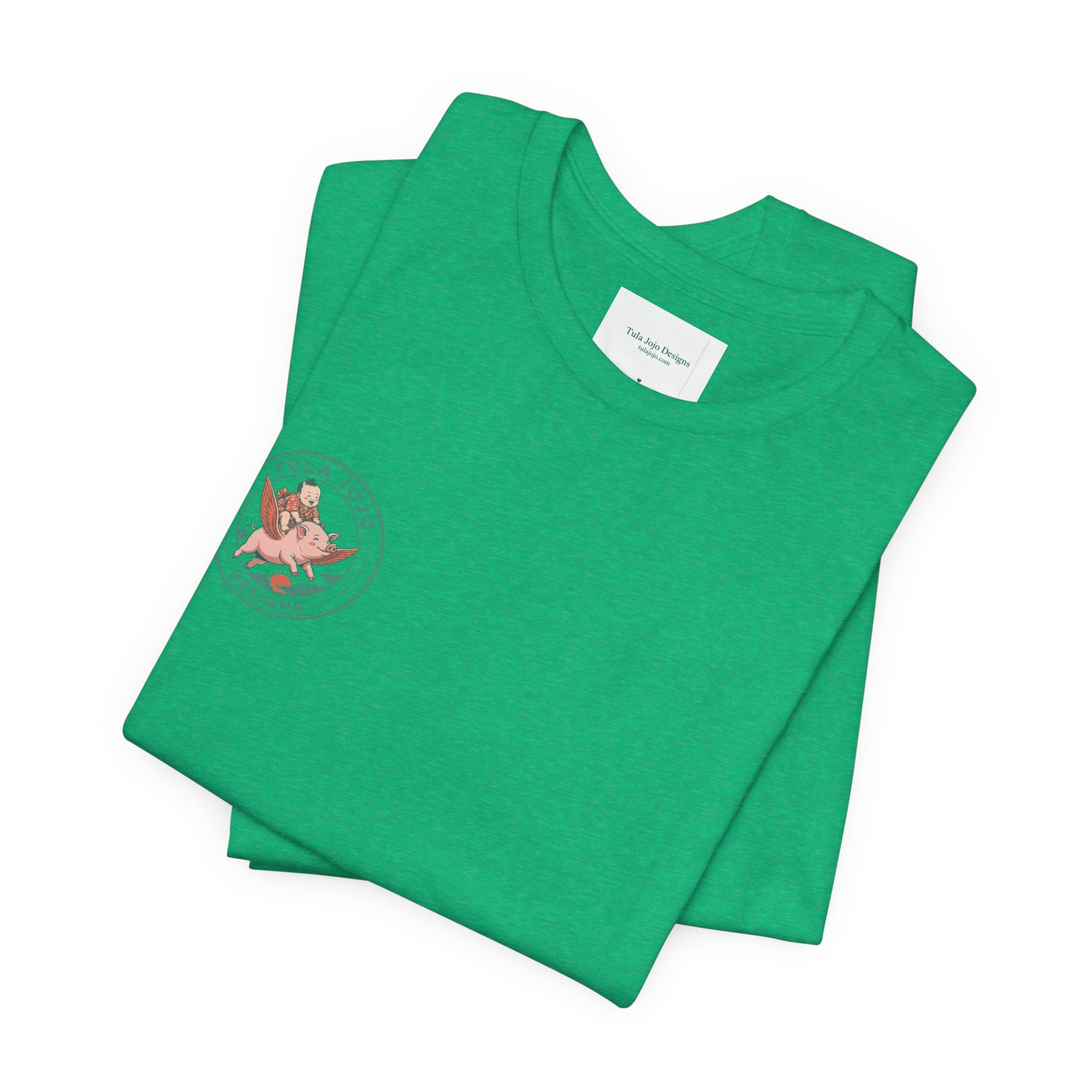 Unisex T Shirt Meditation  — “The Only Way Out Is In” Lotus Buddha