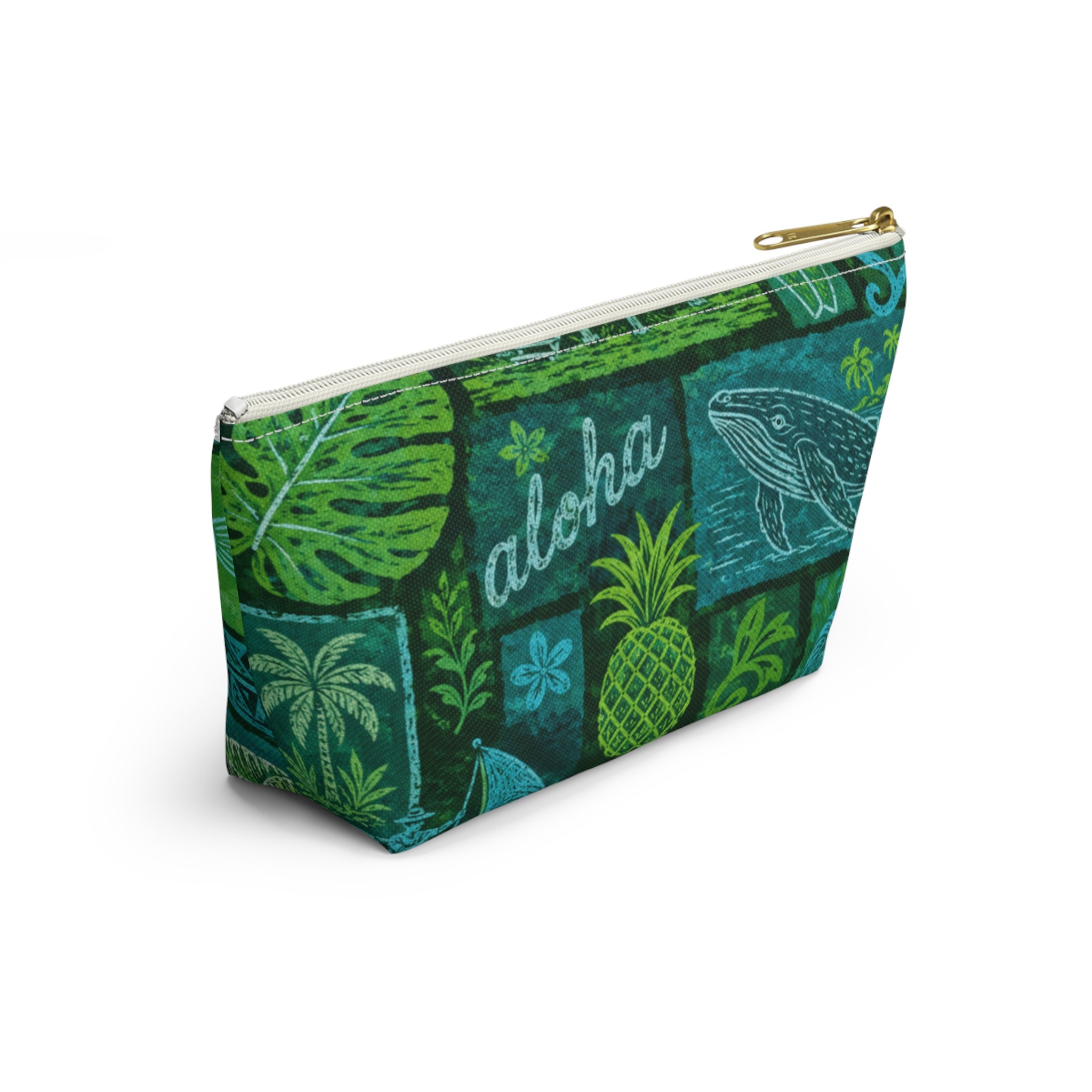 Travel Accessory Pouch — Tropical Hawaiian Print