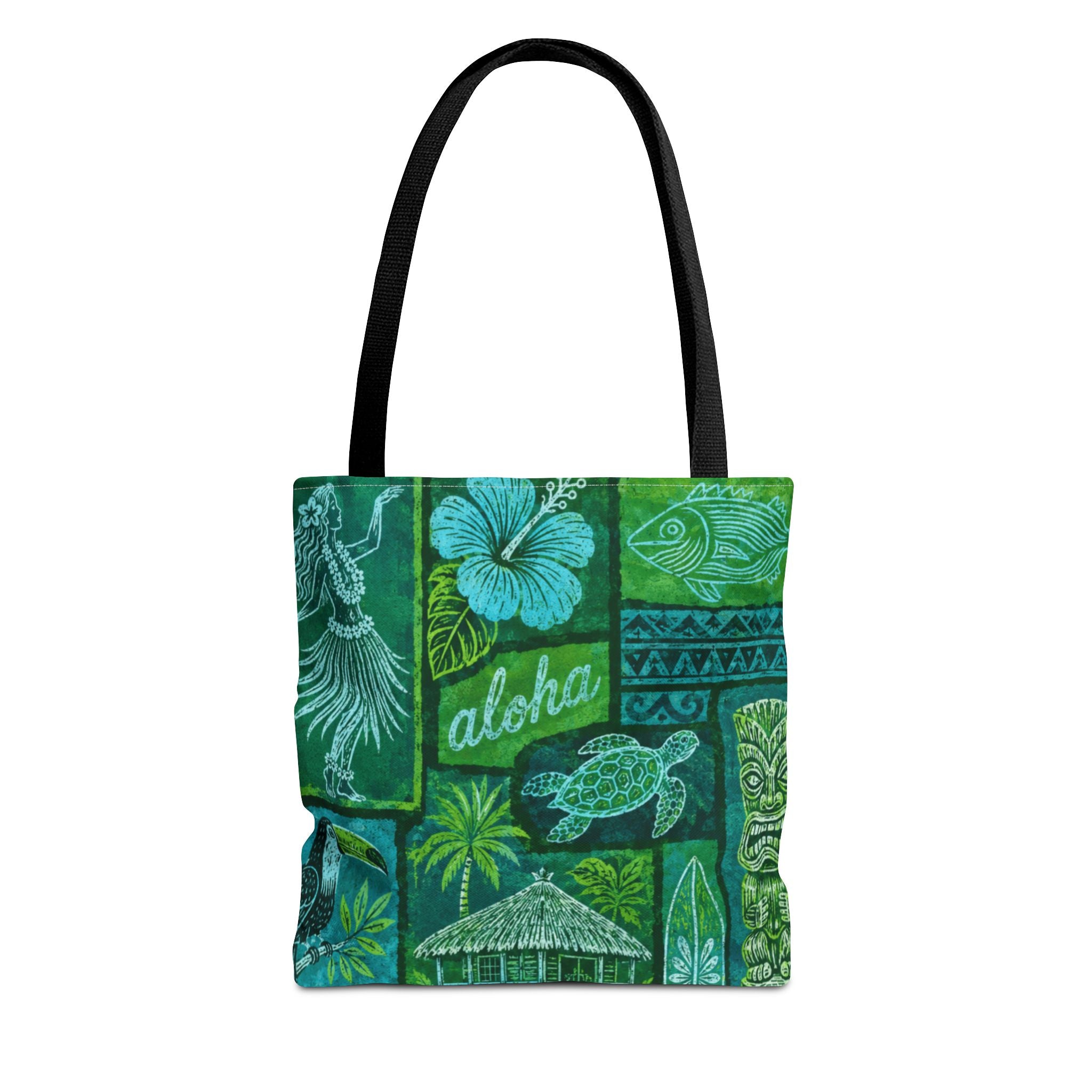 Tote Bag — Vintage Tropical Hawaiian Print