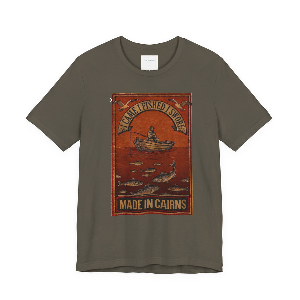 Unisex T Shirt Vintage Hawaiian Beach T‑Shirt — Sunset Palm Surf Graphic Tee