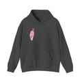 Psychedelic Cat Hoodie — Pink Cosmic Cat Art Sweatshirt