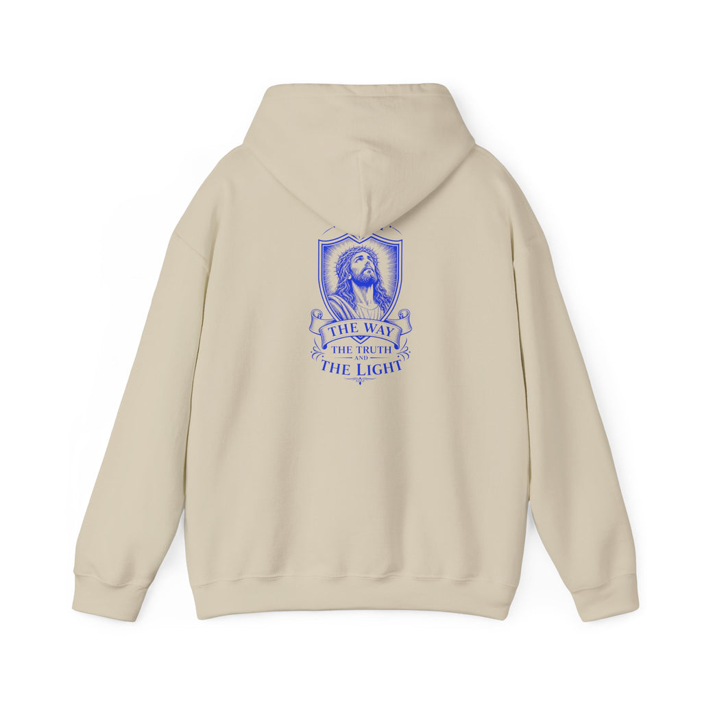 Unisex Hoodie — "The Way, The Truth, The Light" Christian Faith Pullover