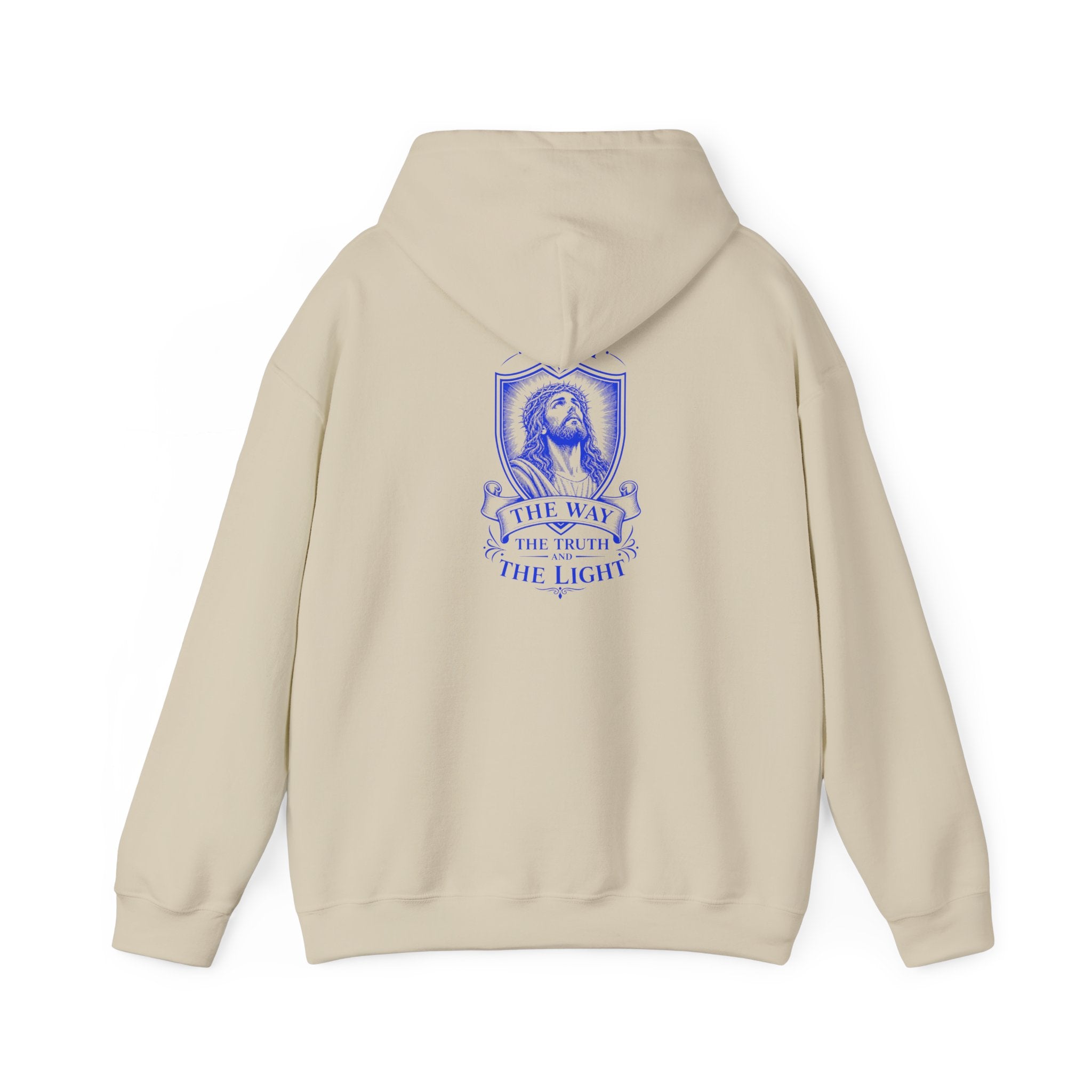 Unisex Hoodie — "The Way, The Truth, The Light" Christian Faith Pullover