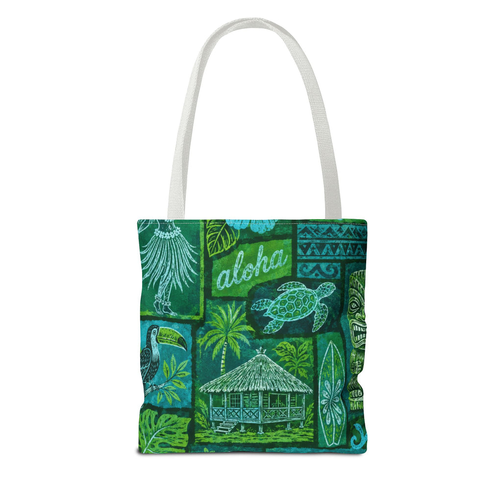 Tote Bag — Vintage Tropical Hawaiian Print