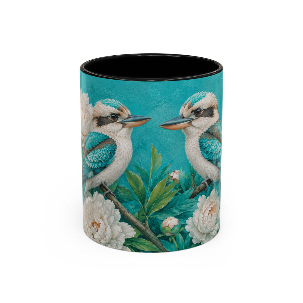 Coffee Mug   – Kookaburras in Turquoise Paradise Mug (11/15oz)