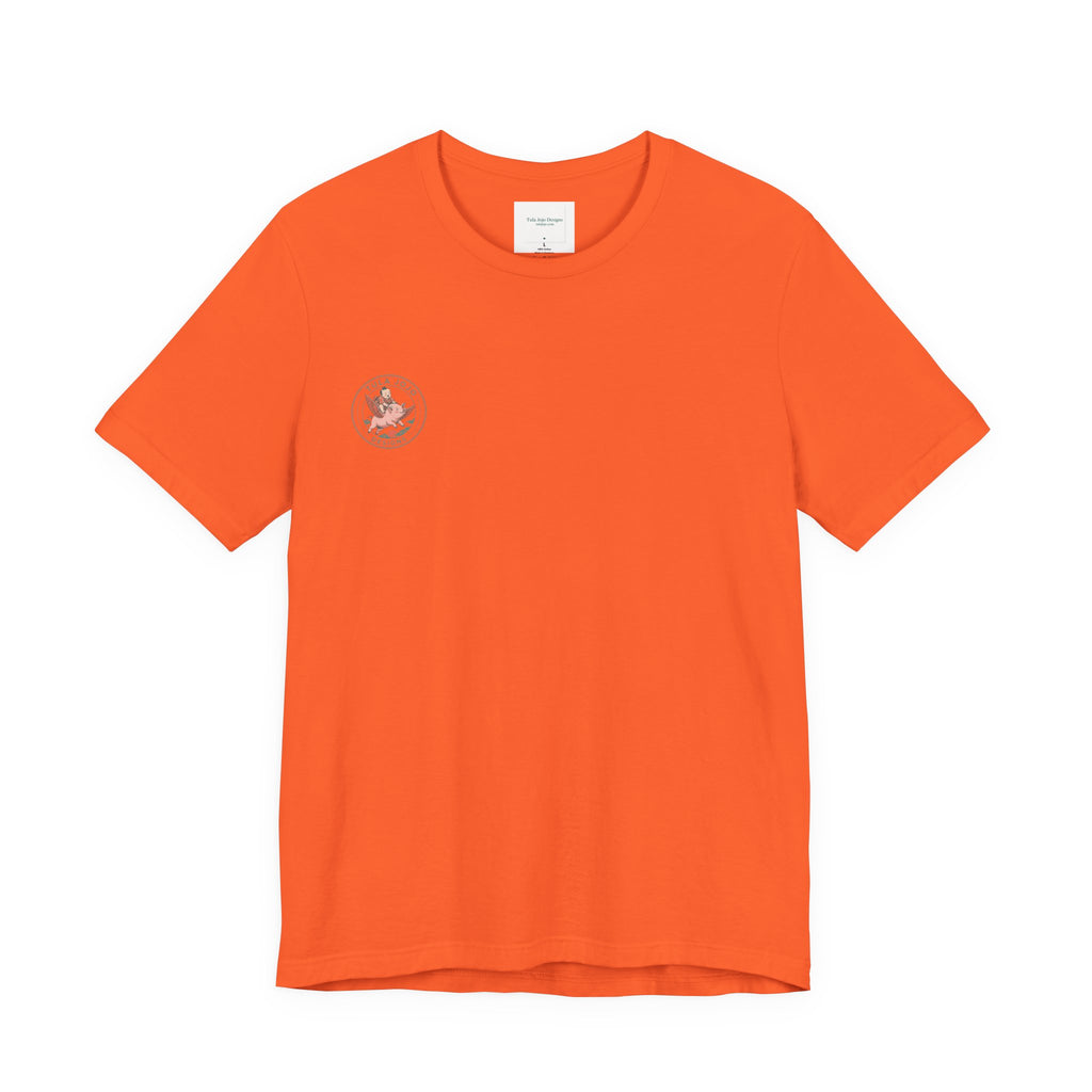 Unisex T Shirt Meditation  — “The Only Way Out Is In” Lotus Buddha