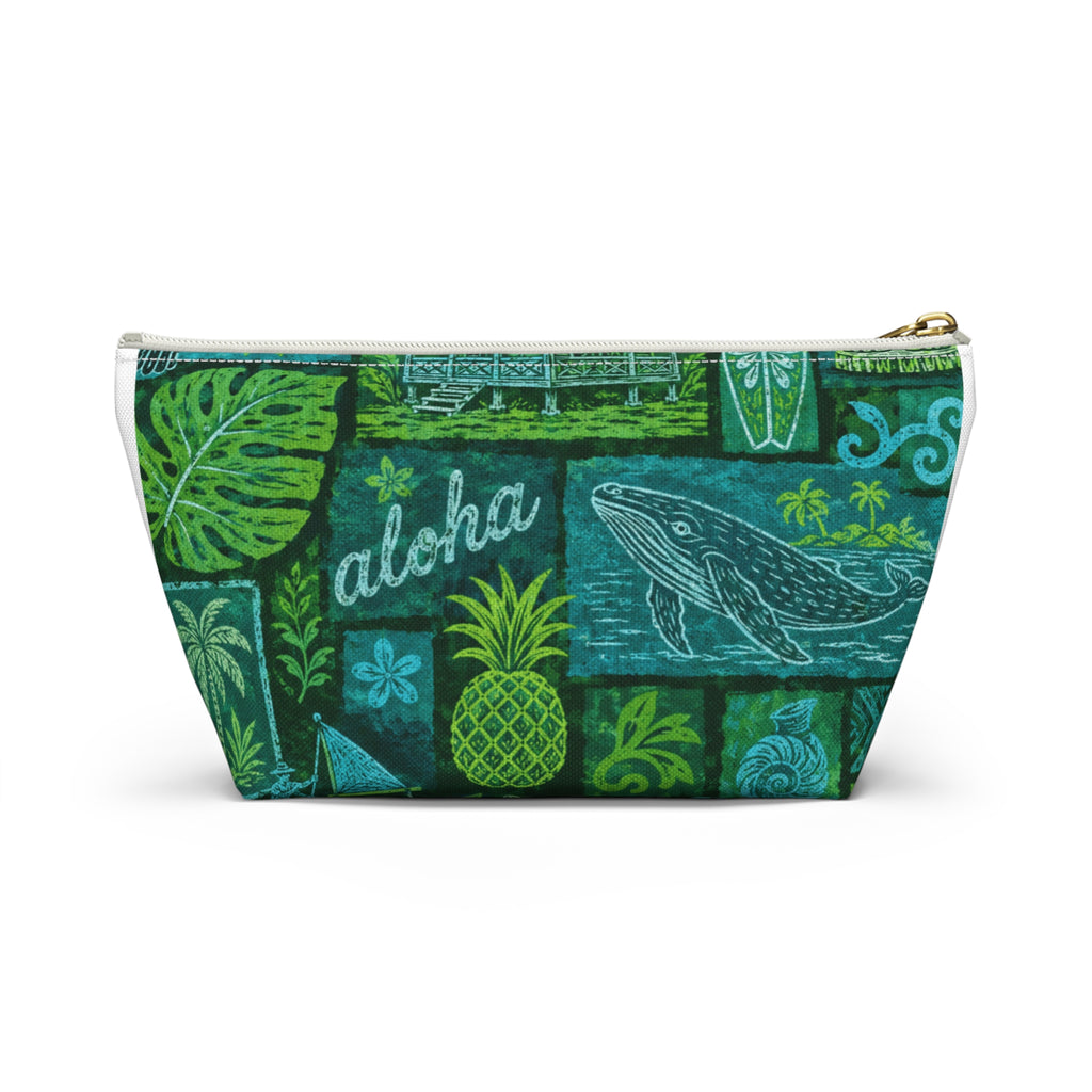 Travel Accessory Pouch — Tropical Hawaiian Print