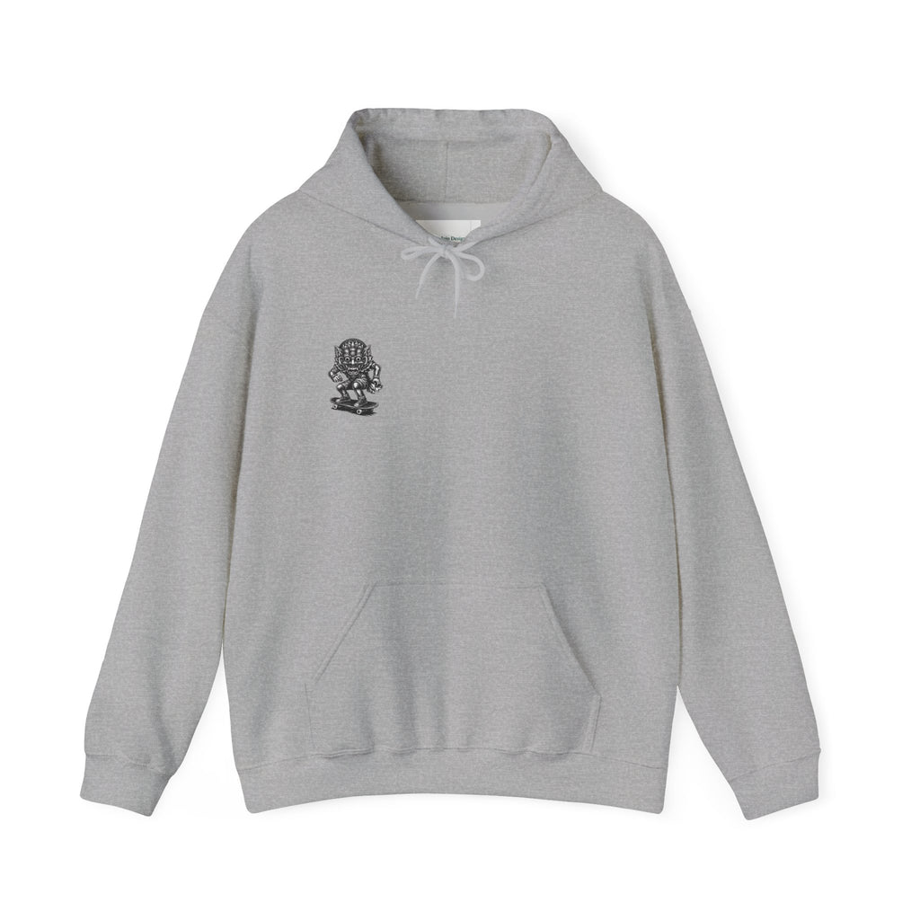Unisex Hoodie - Living Life Full Tilt Skateboard Graphic Pullover