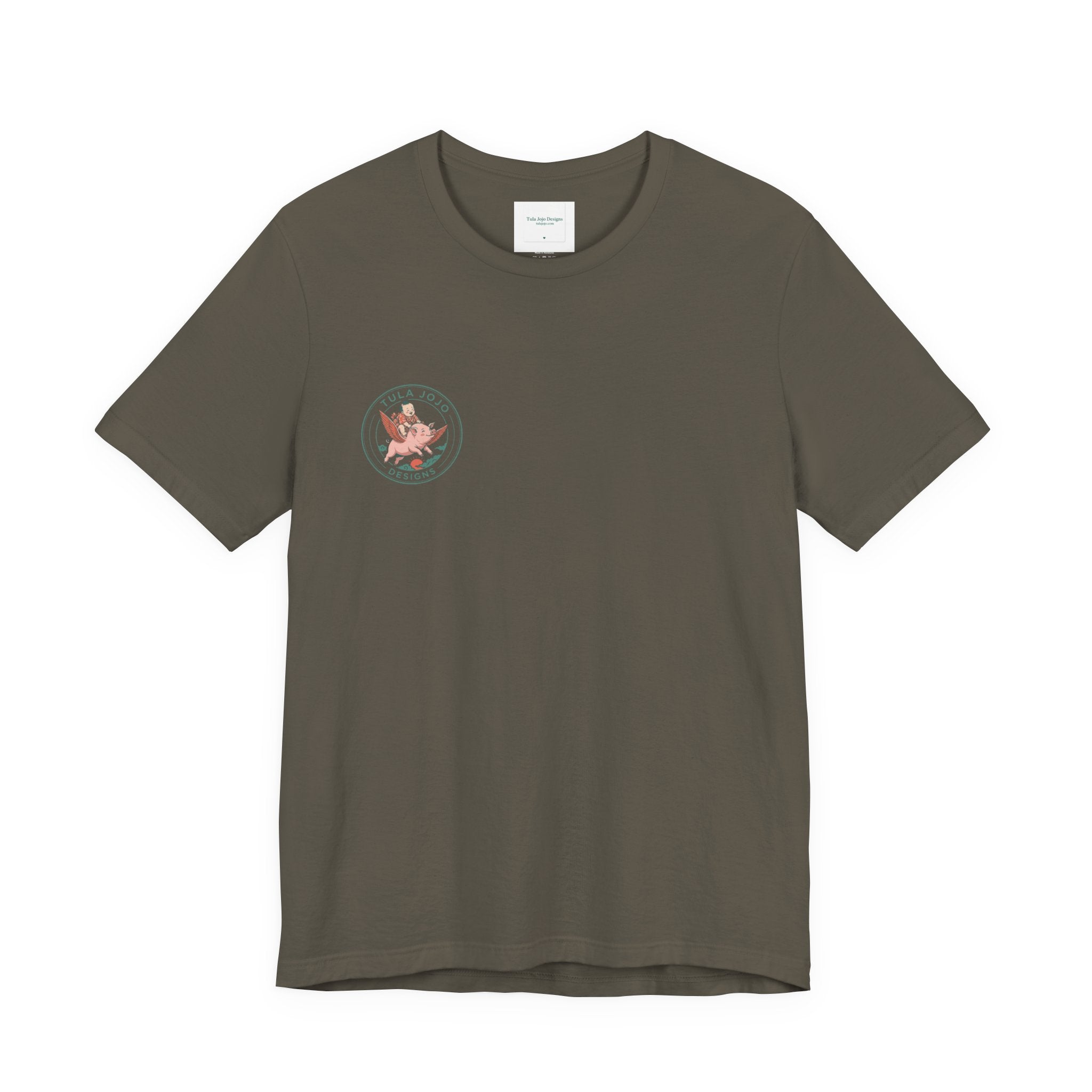 Unisex T Shirt Meditation  — “The Only Way Out Is In” Lotus Buddha