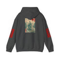 Unisex Hoodie — Vintage Japanese Ukiyo-e Wave & Man Graphic Hooded Sweatshirt