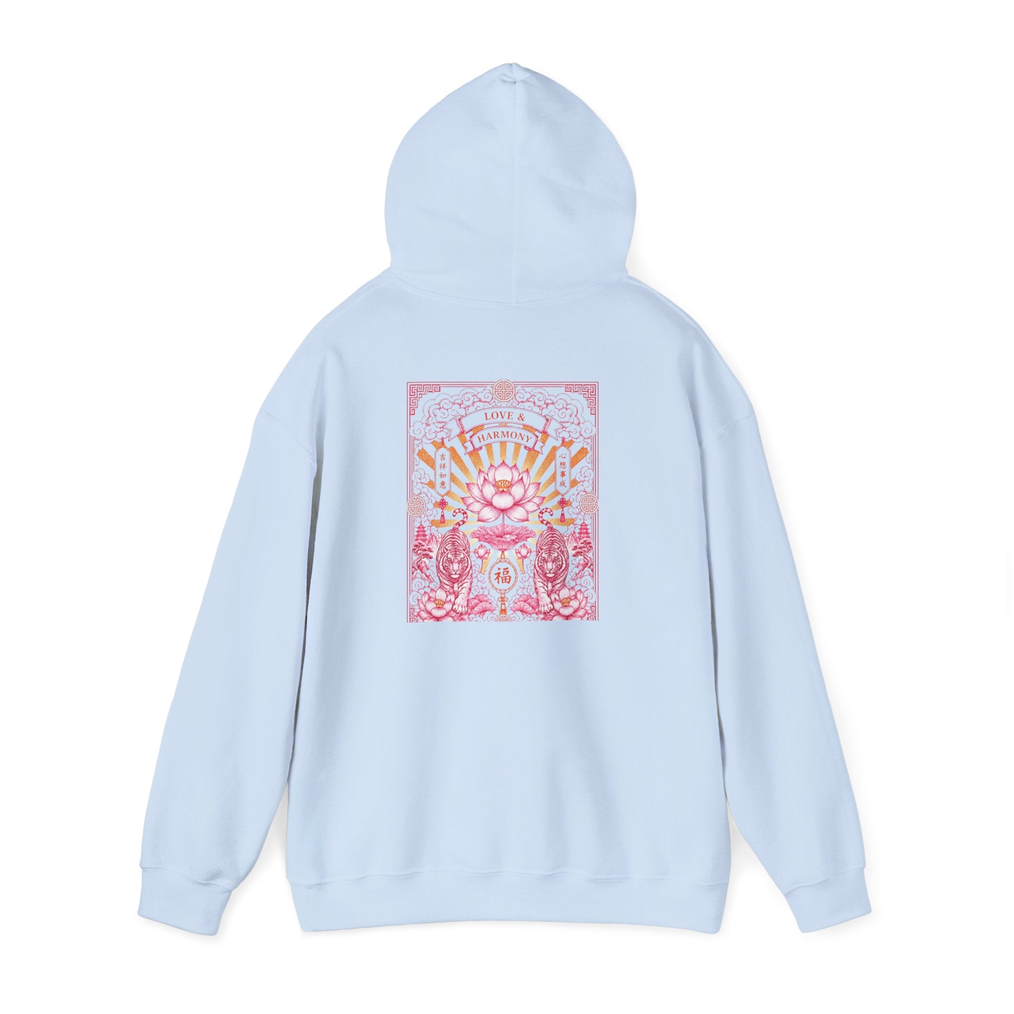 Psychedelic Cat Hoodie — Pink Cosmic Cat Art Sweatshirt