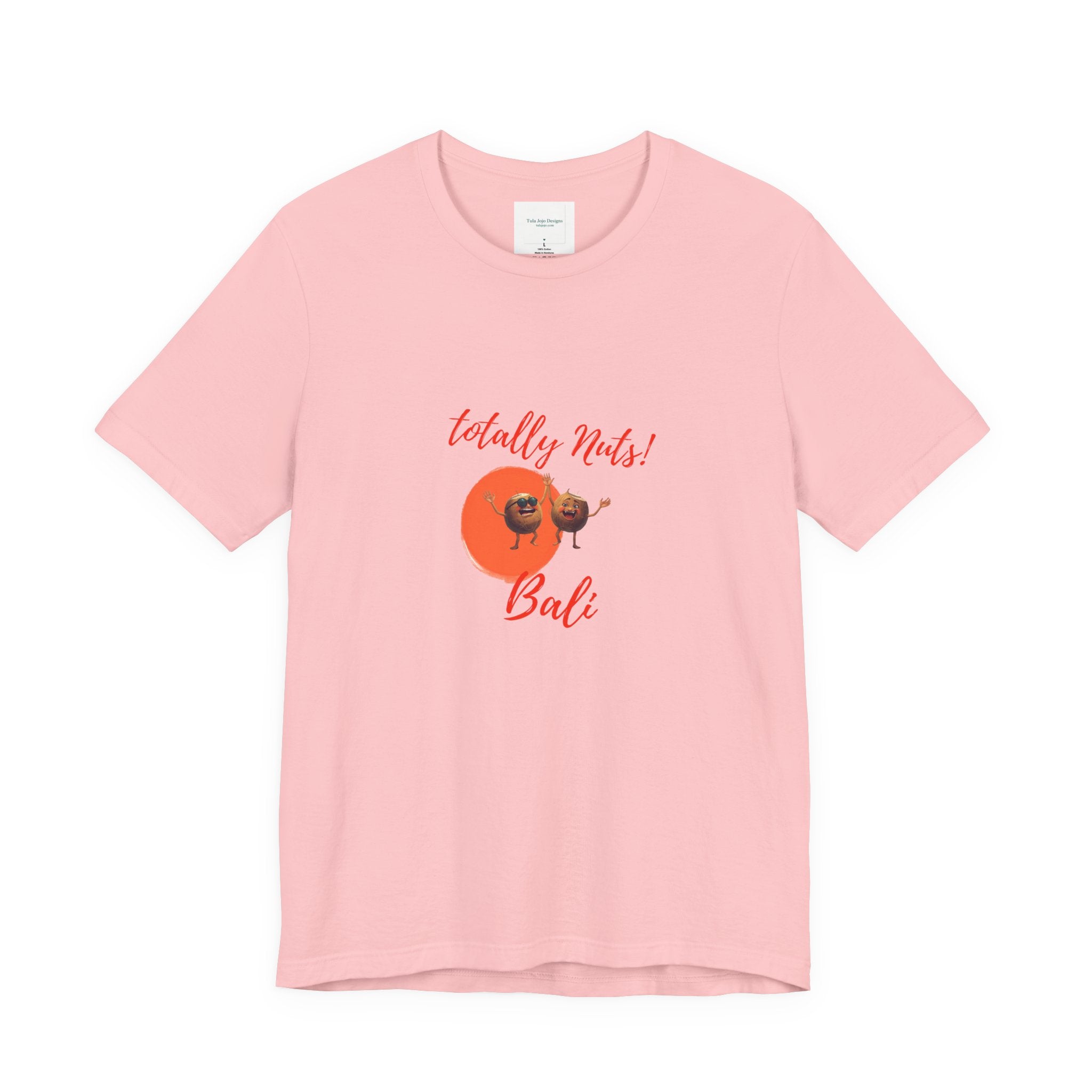Unisex T-Shirt  'Totally Nuts! Bali' Tropical Coconut Graphic Tee