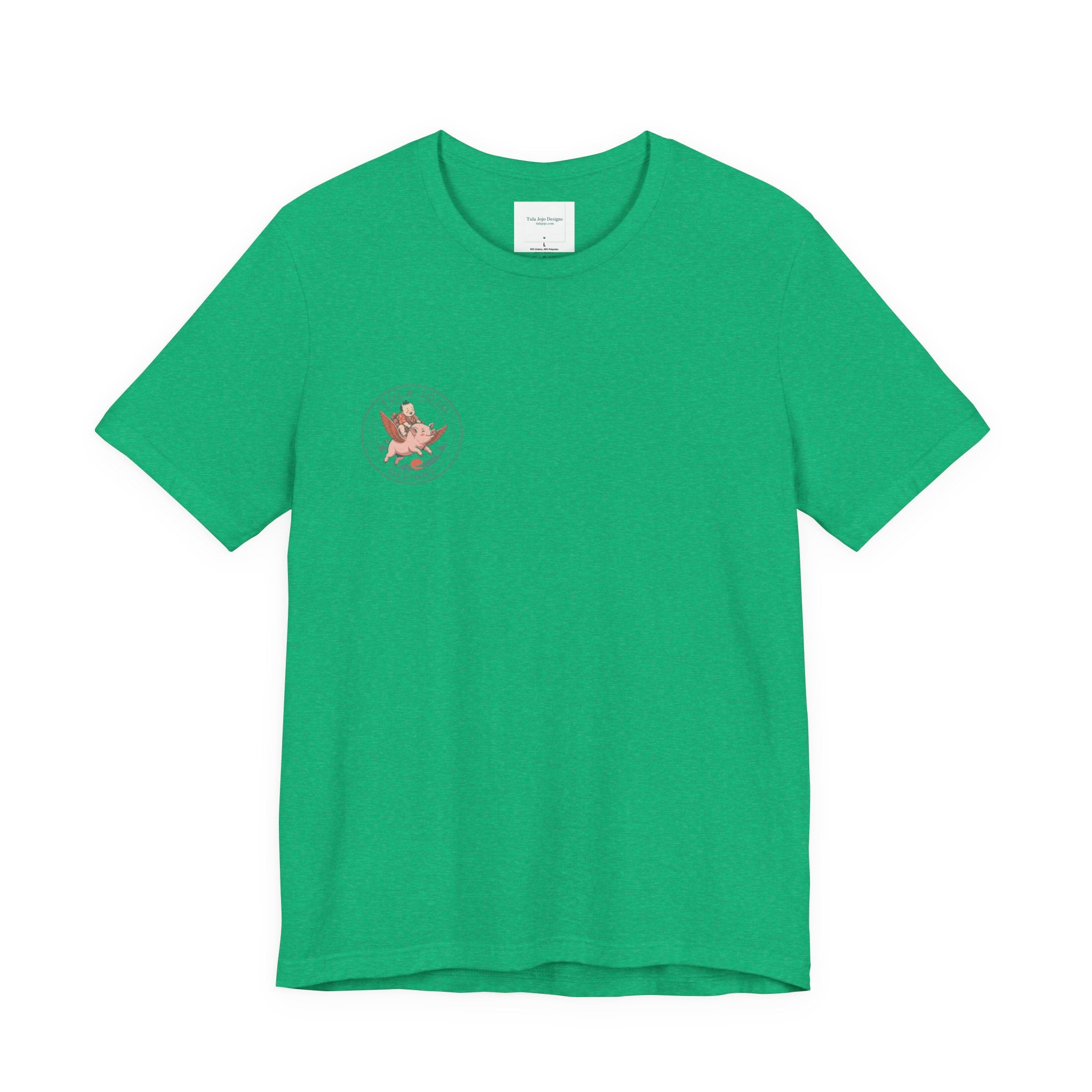 Unisex T Shirt Meditation  — “The Only Way Out Is In” Lotus Buddha