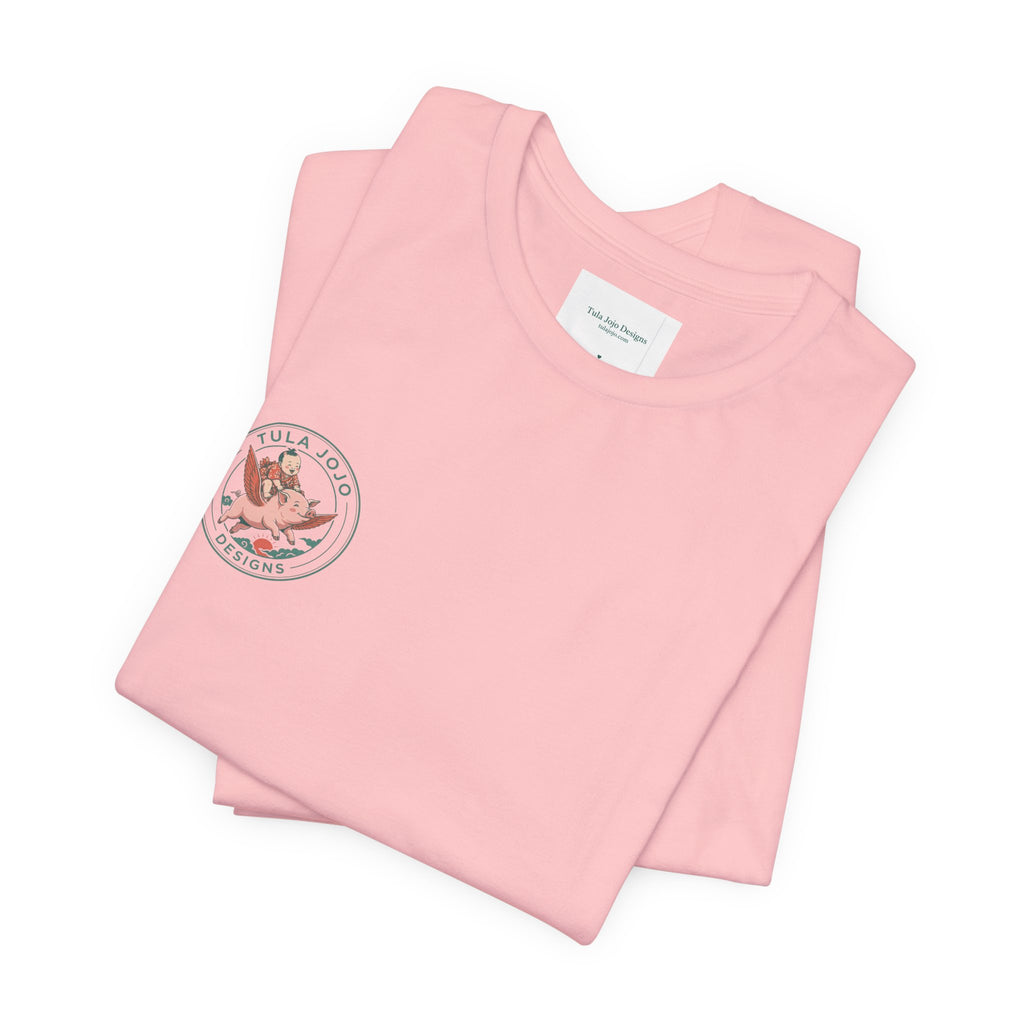 Unisex T Shirt Meditation  — “The Only Way Out Is In” Lotus Buddha