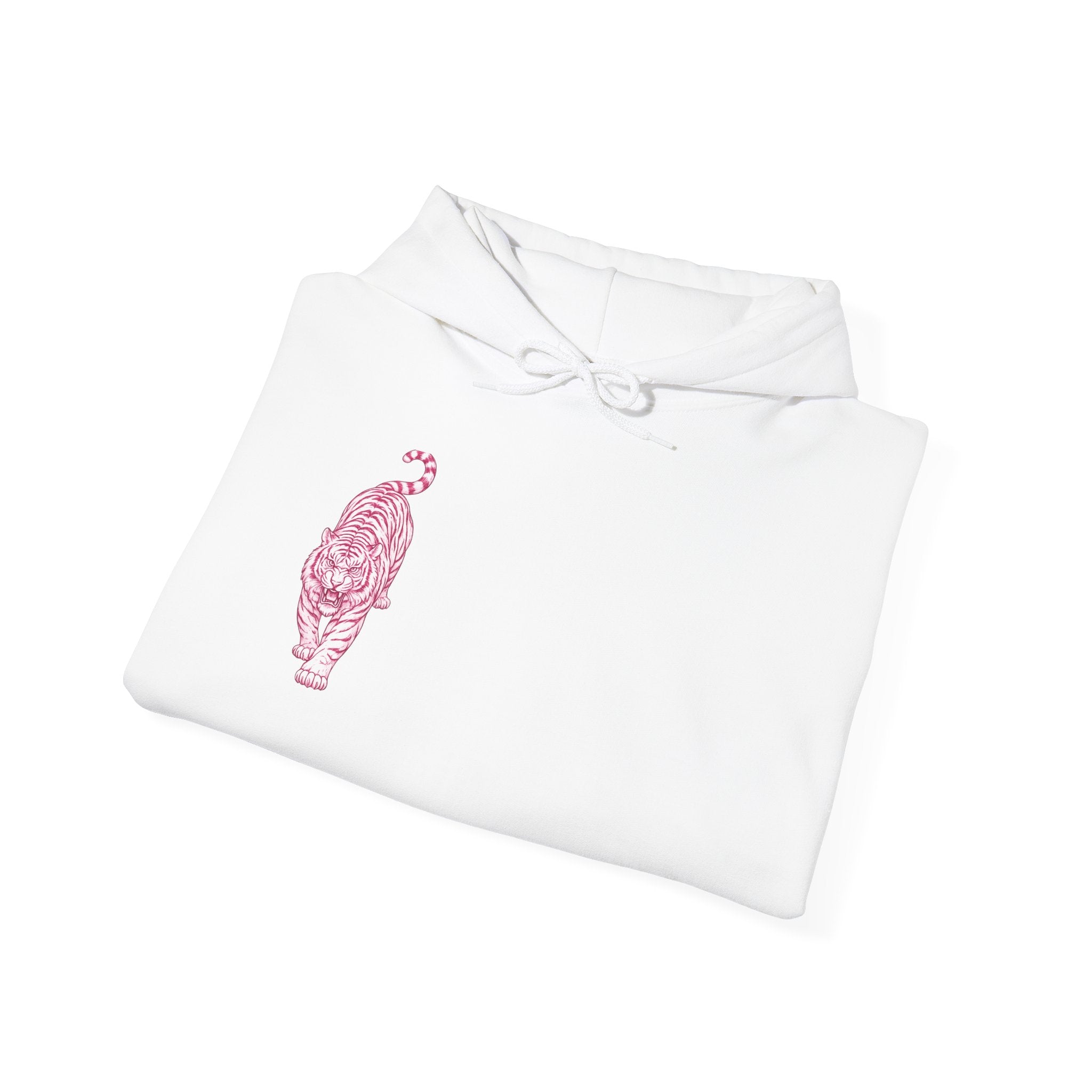 Psychedelic Pink Lotus Hoodie – Retro Floral Spiritual Graphic Sweatshirt