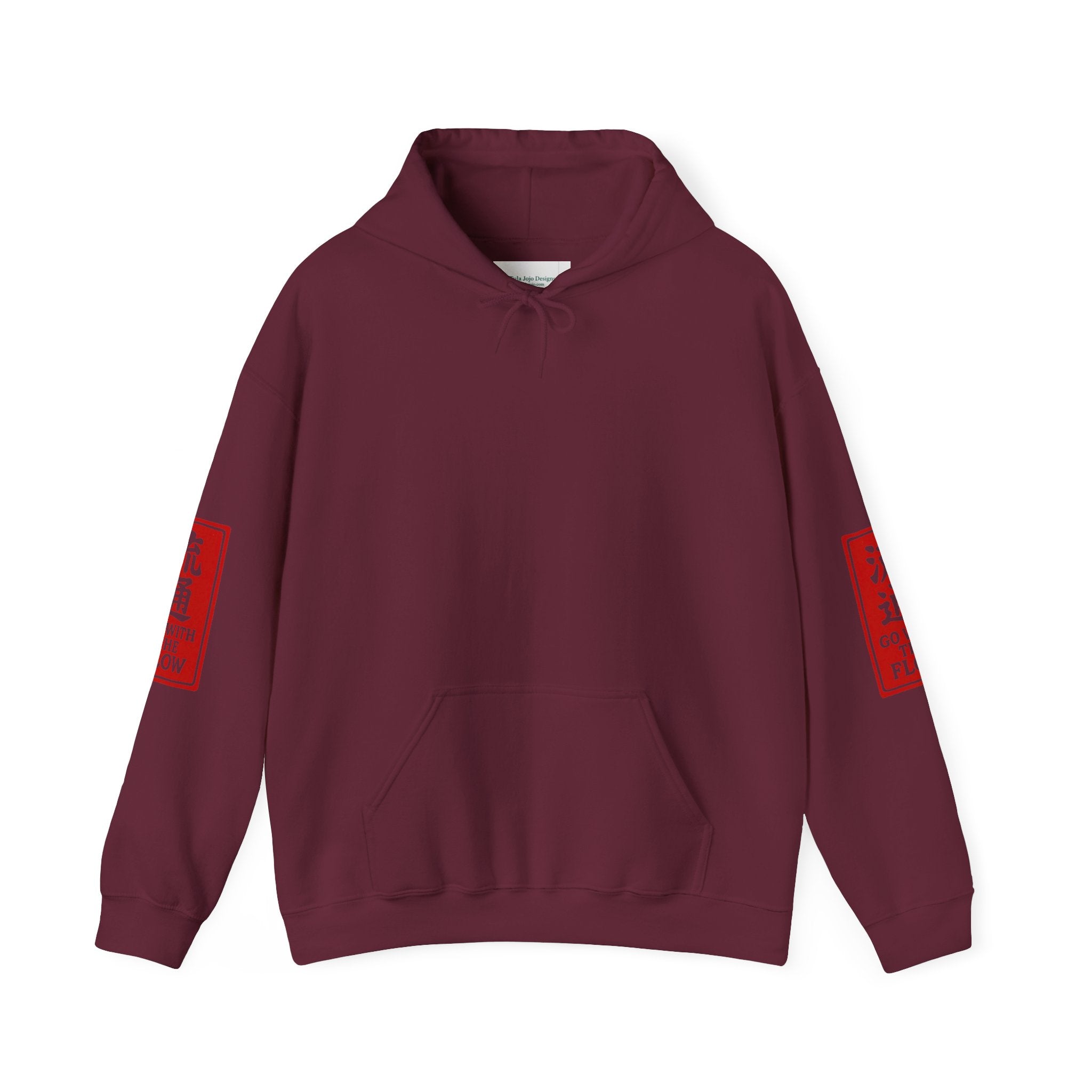 Unisex Hoodie — Vintage Japanese Ukiyo-e Wave & Man Graphic Hooded Sweatshirt