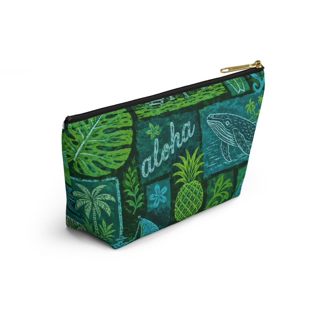 Travel Accessory Pouch — Tropical Hawaiian Print