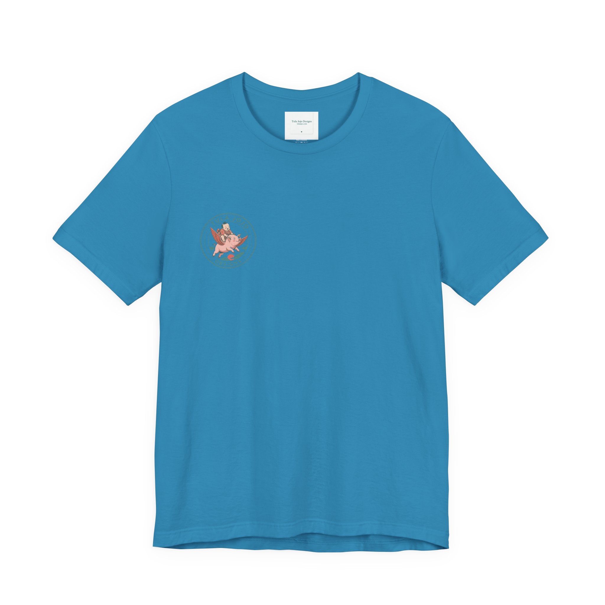 Unisex T Shirt Meditation  — “The Only Way Out Is In” Lotus Buddha