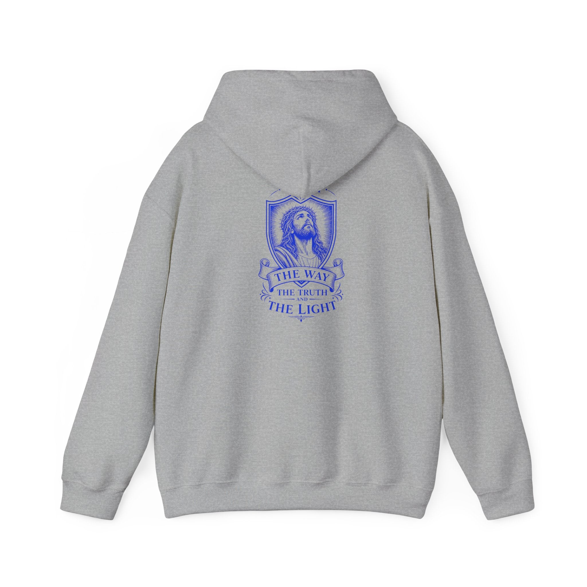 Unisex Hoodie — "The Way, The Truth, The Light" Christian Faith Pullover