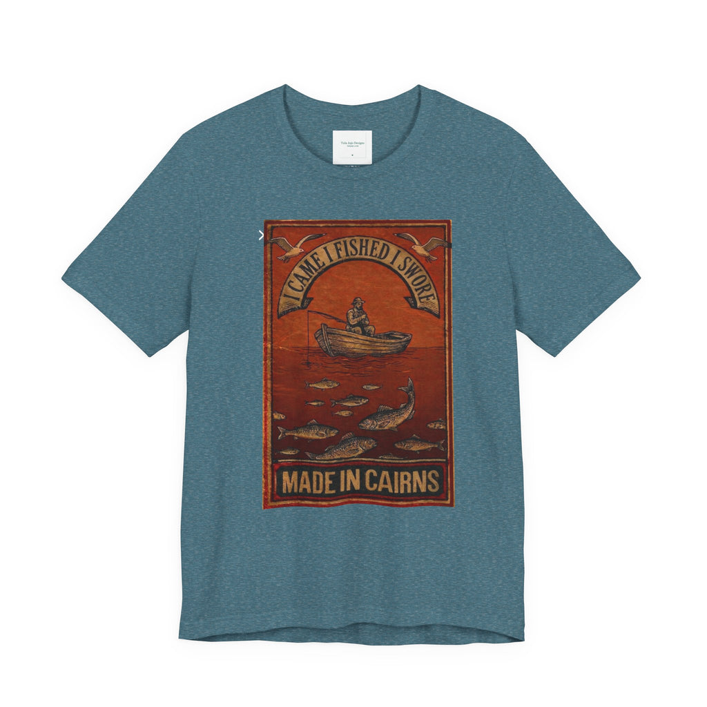 Unisex T Shirt Vintage Hawaiian Beach T‑Shirt — Sunset Palm Surf Graphic Tee