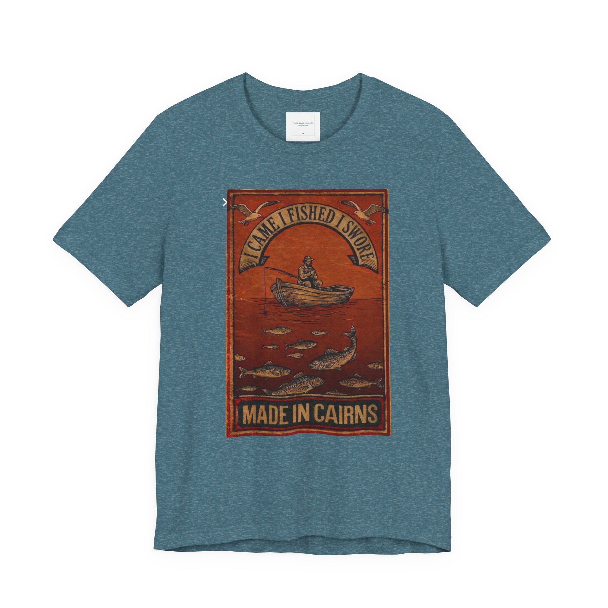Unisex T Shirt Vintage Hawaiian Beach T‑Shirt — Sunset Palm Surf Graphic Tee
