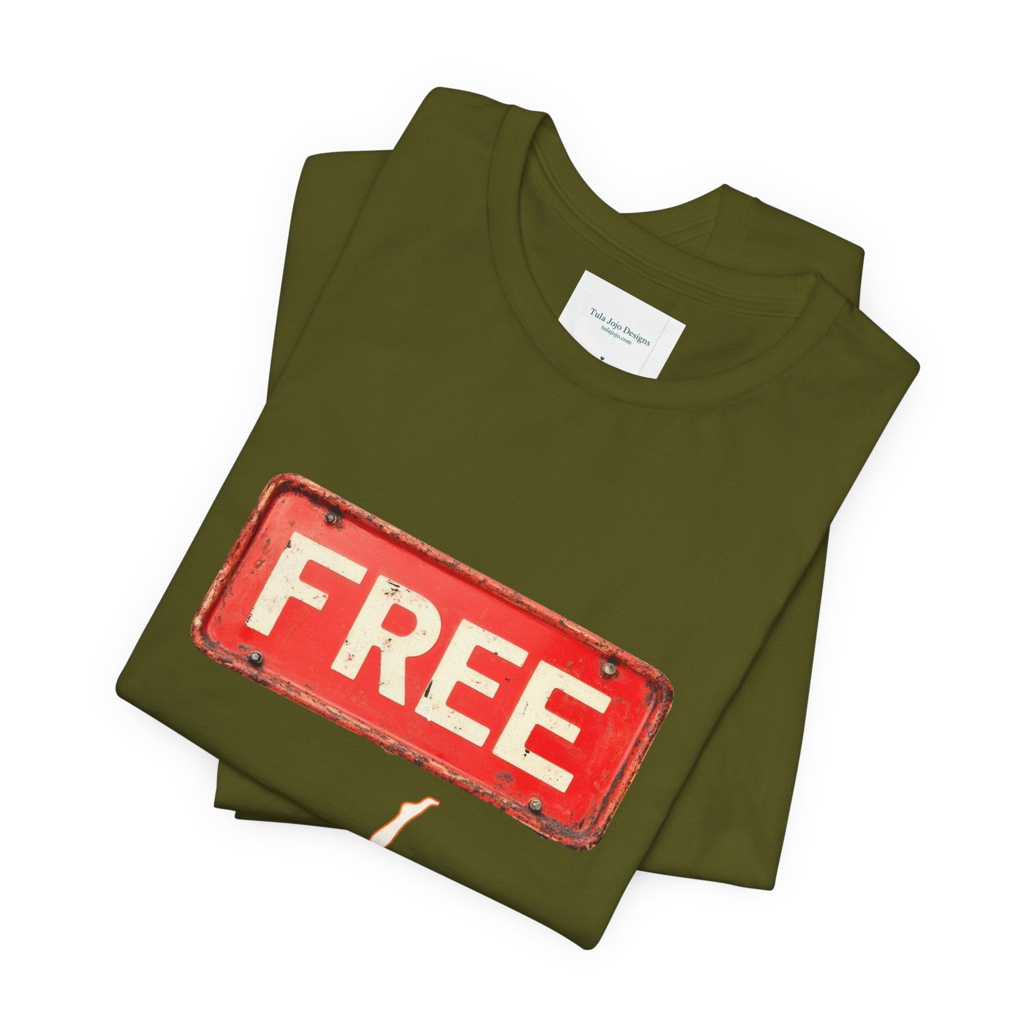 Unisex T‑Shirt Free Diving — Vintage Sign Graphic Tee