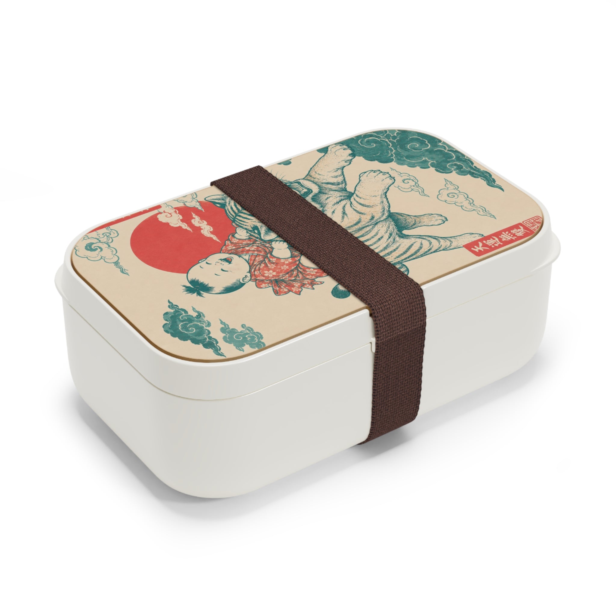 Bento Lunch Box Unique Ukiyo-e Inspired Tiger & Baby Design