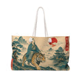 Vintage Oriental Tiger Weekend Tote Bag – Japanese Sunset Travel Tote