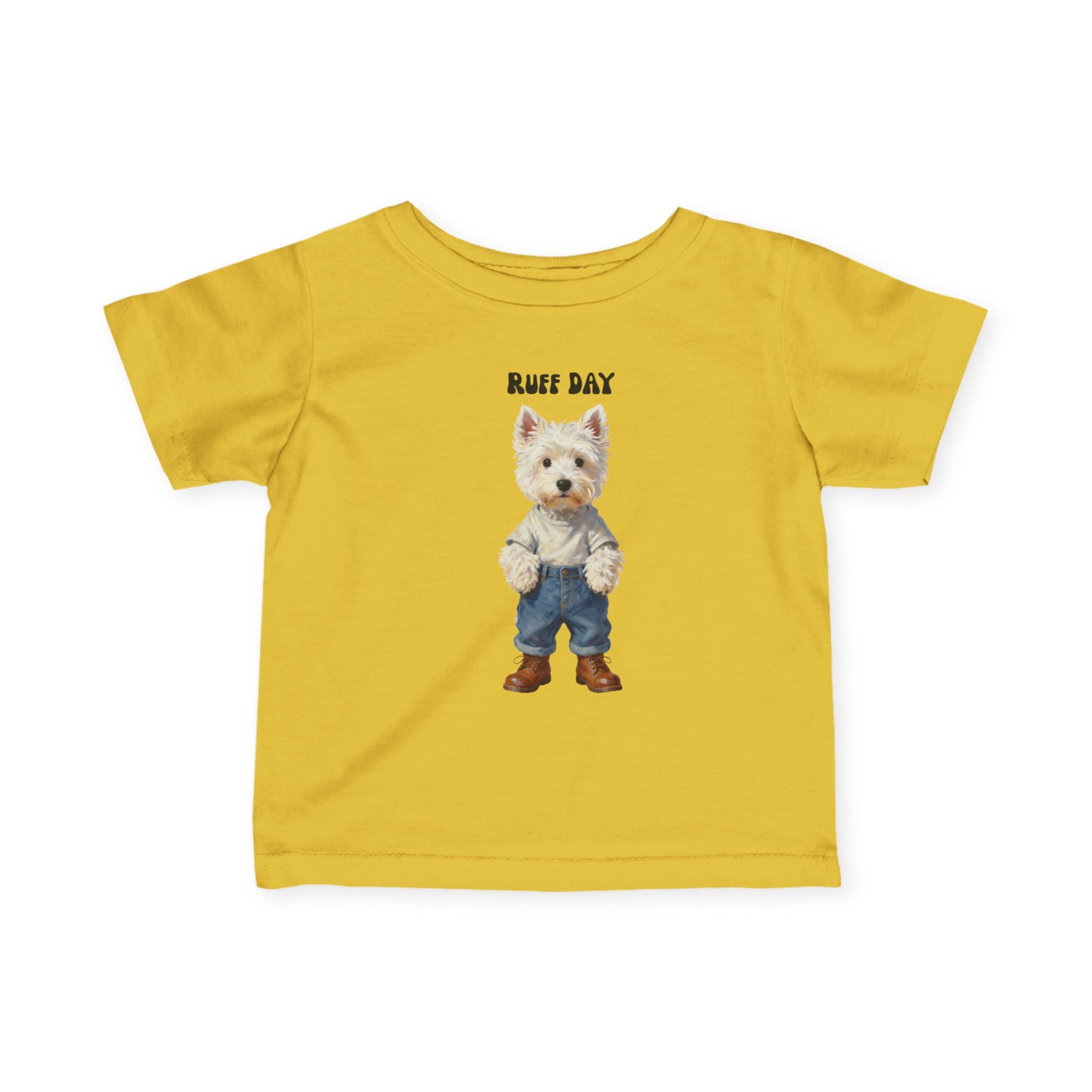 Copy of Infant Tee — Ruff Day Cute Terrier Dog