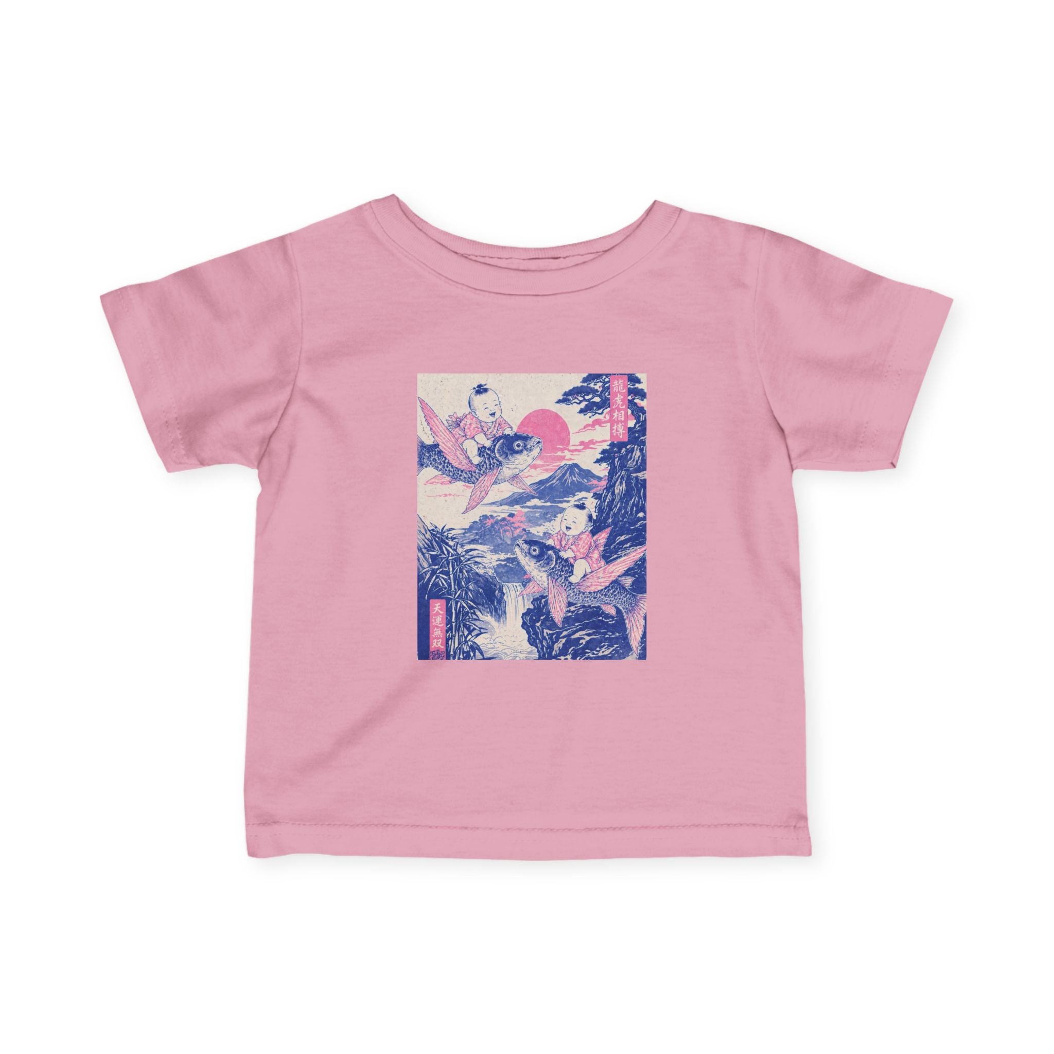 Infant Tee — Vintage Japanese Flying Koi