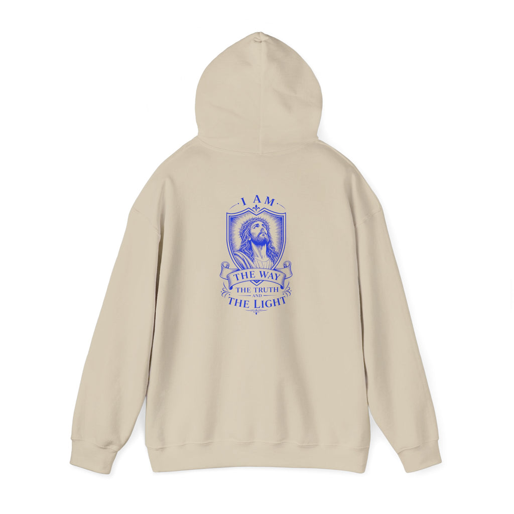 Unisex Hoodie — "The Way, The Truth, The Light" Christian Faith Pullover