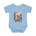 Infant Baby Bodysuit - Vintage Japanese Cherry Blossom Picnic Print